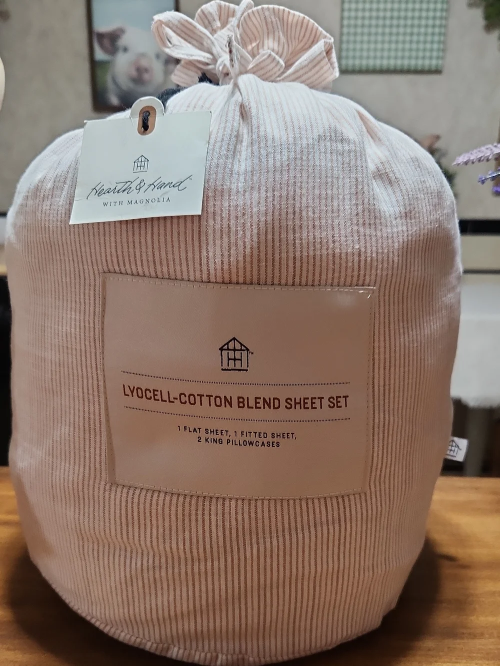 Lyocell Cotton Blend King Size Sheet Set - Picture 2 of 9